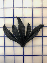 Applique - Black Silk Satin-Faced Organza Feathers